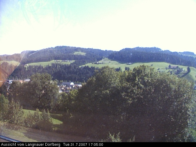 Webcam-Bild: Aussicht vom Dorfberg in Langnau 20070731-170500