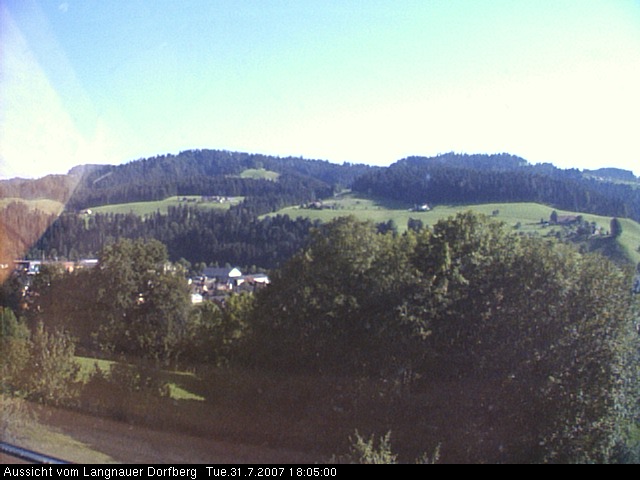 Webcam-Bild: Aussicht vom Dorfberg in Langnau 20070731-180500