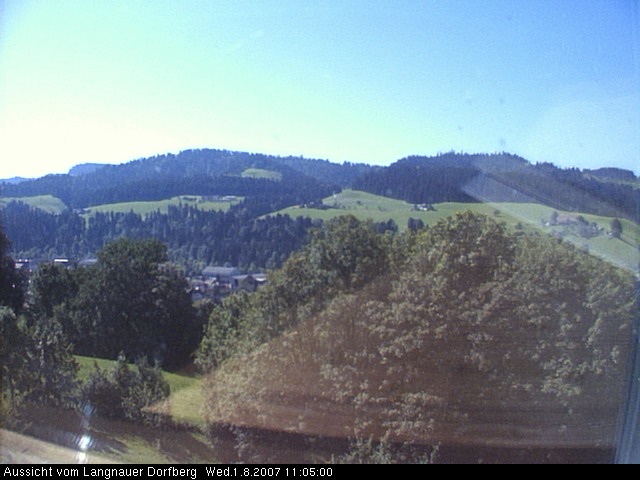 Webcam-Bild: Aussicht vom Dorfberg in Langnau 20070801-110500