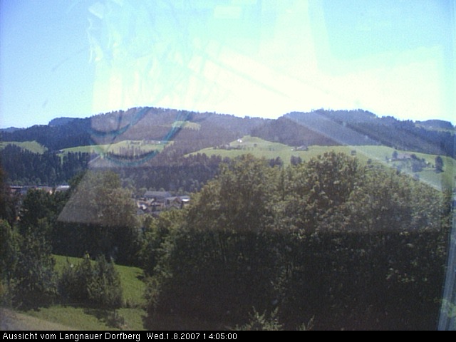 Webcam-Bild: Aussicht vom Dorfberg in Langnau 20070801-140500