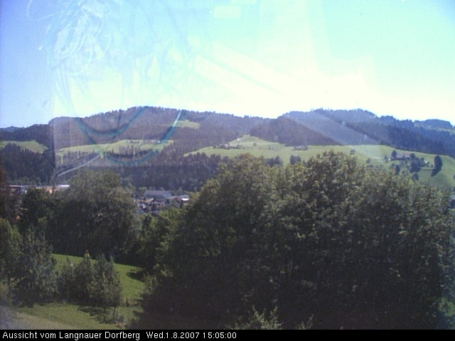 Webcam-Bild: Aussicht vom Dorfberg in Langnau 20070801-150500
