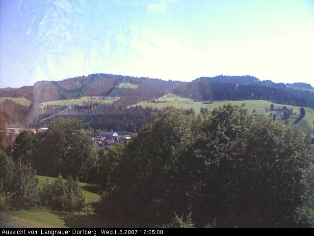 Webcam-Bild: Aussicht vom Dorfberg in Langnau 20070801-160500