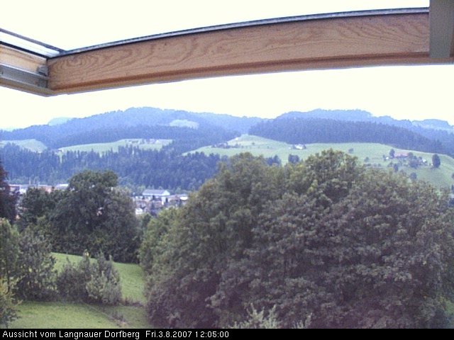 Webcam-Bild: Aussicht vom Dorfberg in Langnau 20070803-120500