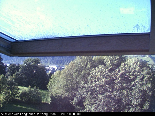 Webcam-Bild: Aussicht vom Dorfberg in Langnau 20070806-080500