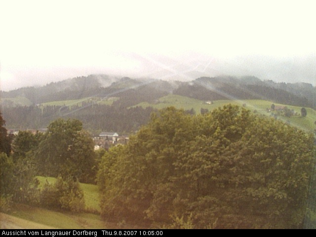 Webcam-Bild: Aussicht vom Dorfberg in Langnau 20070809-100500