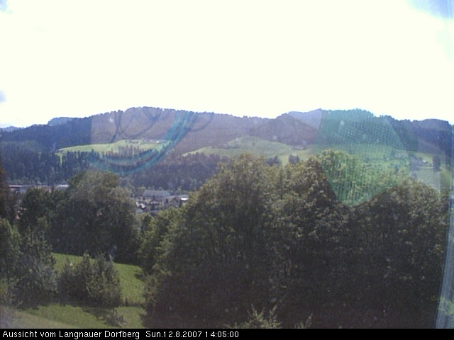Webcam-Bild: Aussicht vom Dorfberg in Langnau 20070812-140500