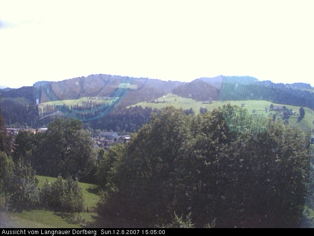 Webcam-Bild: Aussicht vom Dorfberg in Langnau 20070812-150500