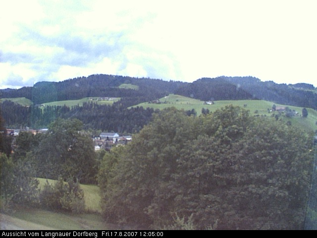 Webcam-Bild: Aussicht vom Dorfberg in Langnau 20070817-120500