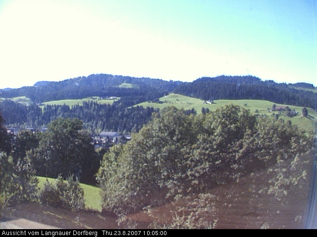Webcam-Bild: Aussicht vom Dorfberg in Langnau 20070823-100500