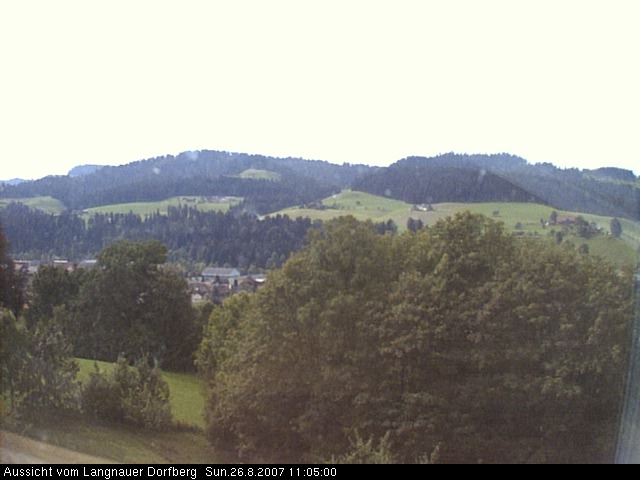Webcam-Bild: Aussicht vom Dorfberg in Langnau 20070826-110500