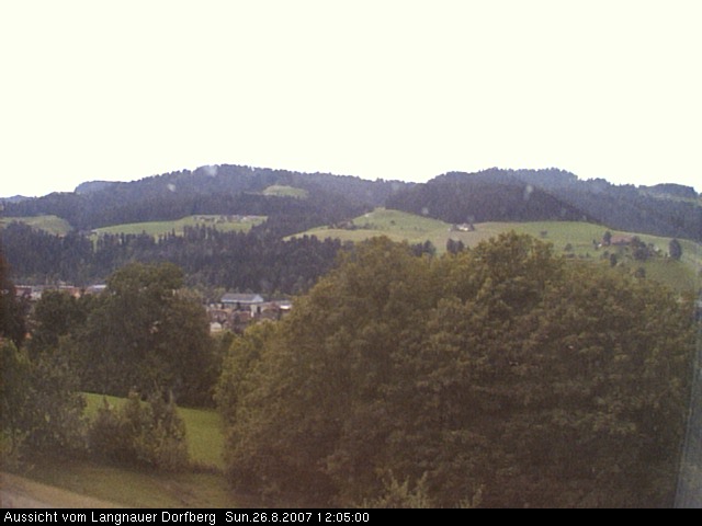 Webcam-Bild: Aussicht vom Dorfberg in Langnau 20070826-120500