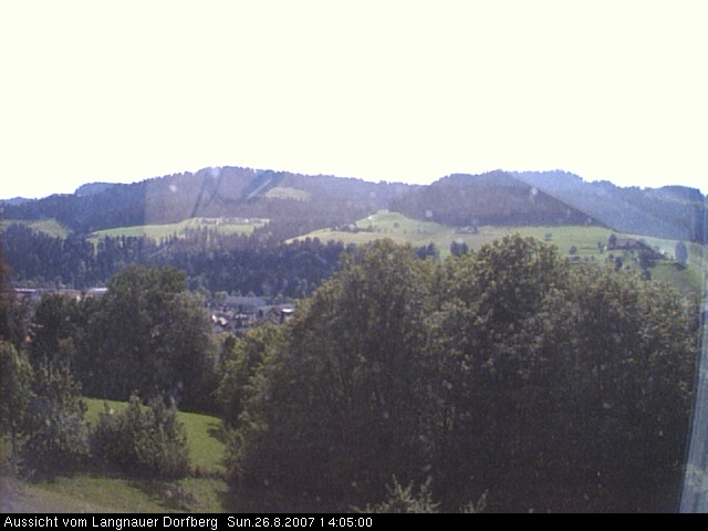 Webcam-Bild: Aussicht vom Dorfberg in Langnau 20070826-140500