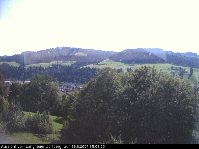Webcam-Bild: Aussicht vom Dorfberg in Langnau 20070826-150500