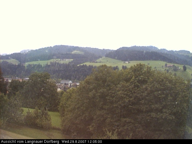 Webcam-Bild: Aussicht vom Dorfberg in Langnau 20070829-120500