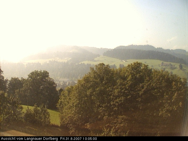 Webcam-Bild: Aussicht vom Dorfberg in Langnau 20070831-100500