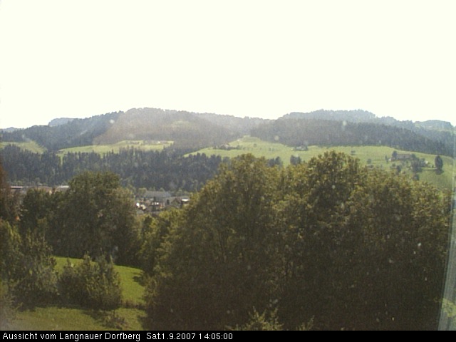 Webcam-Bild: Aussicht vom Dorfberg in Langnau 20070901-140500