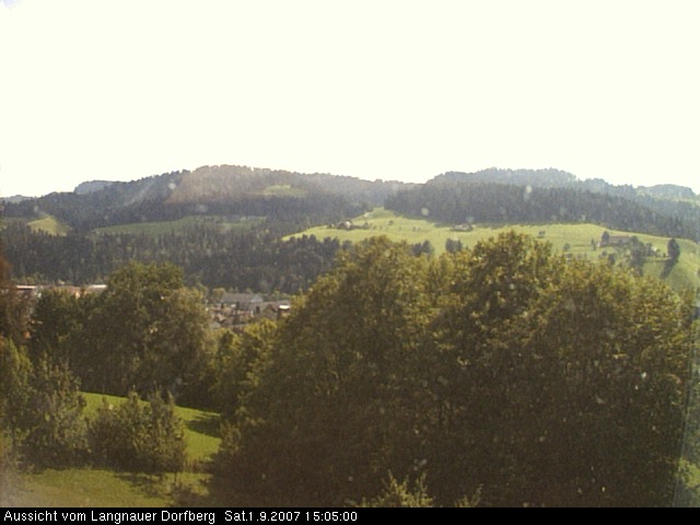Webcam-Bild: Aussicht vom Dorfberg in Langnau 20070901-150500