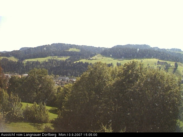 Webcam-Bild: Aussicht vom Dorfberg in Langnau 20070910-150500