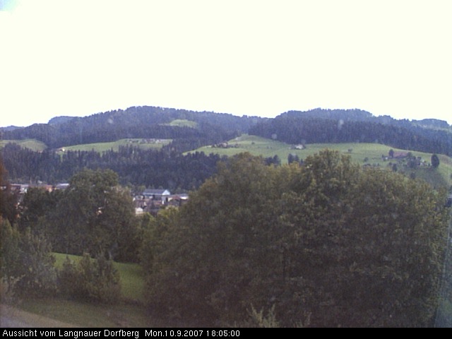 Webcam-Bild: Aussicht vom Dorfberg in Langnau 20070910-180500