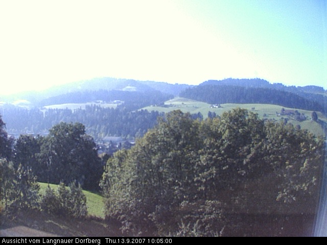 Webcam-Bild: Aussicht vom Dorfberg in Langnau 20070913-100500