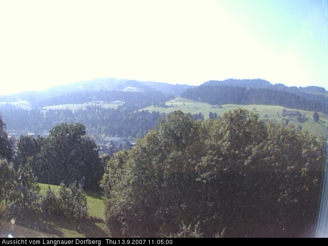 Webcam-Bild: Aussicht vom Dorfberg in Langnau 20070913-110500