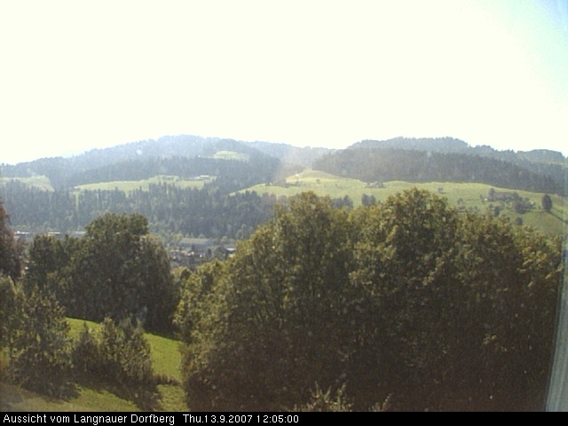 Webcam-Bild: Aussicht vom Dorfberg in Langnau 20070913-120500