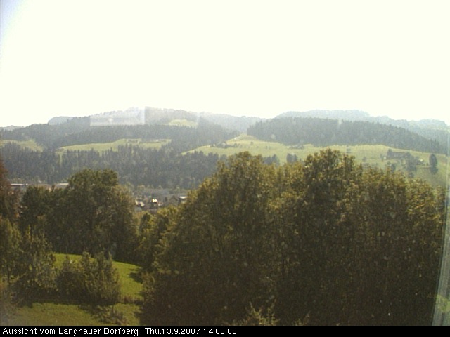 Webcam-Bild: Aussicht vom Dorfberg in Langnau 20070913-140500