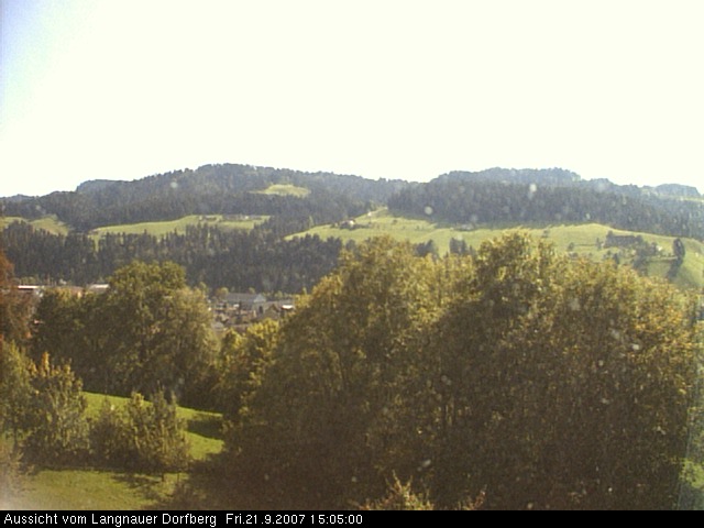 Webcam-Bild: Aussicht vom Dorfberg in Langnau 20070921-150500