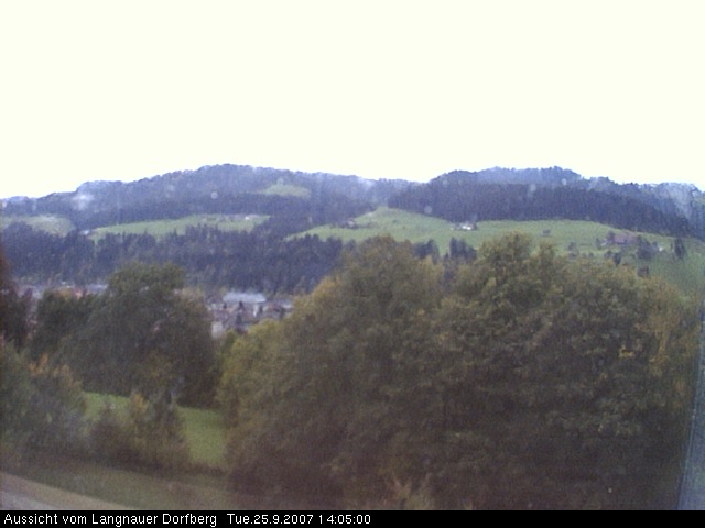 Webcam-Bild: Aussicht vom Dorfberg in Langnau 20070925-140500