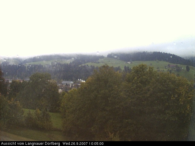 Webcam-Bild: Aussicht vom Dorfberg in Langnau 20070926-100500