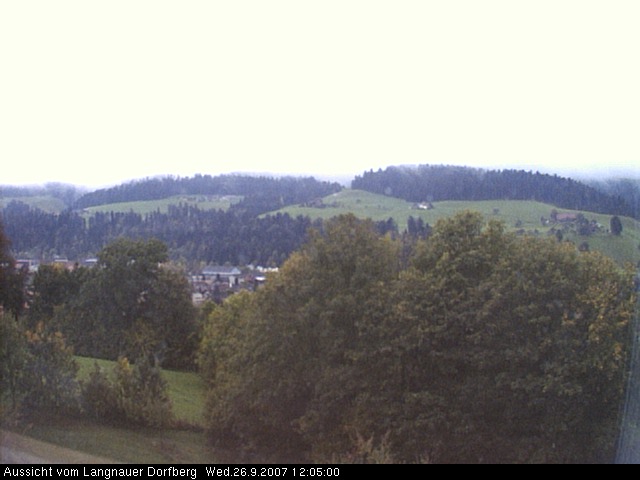 Webcam-Bild: Aussicht vom Dorfberg in Langnau 20070926-120500