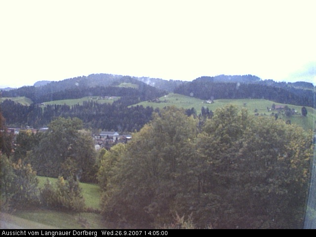 Webcam-Bild: Aussicht vom Dorfberg in Langnau 20070926-140500