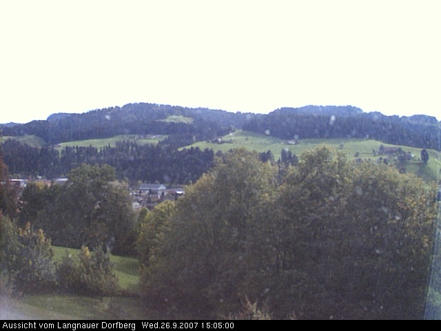 Webcam-Bild: Aussicht vom Dorfberg in Langnau 20070926-150500