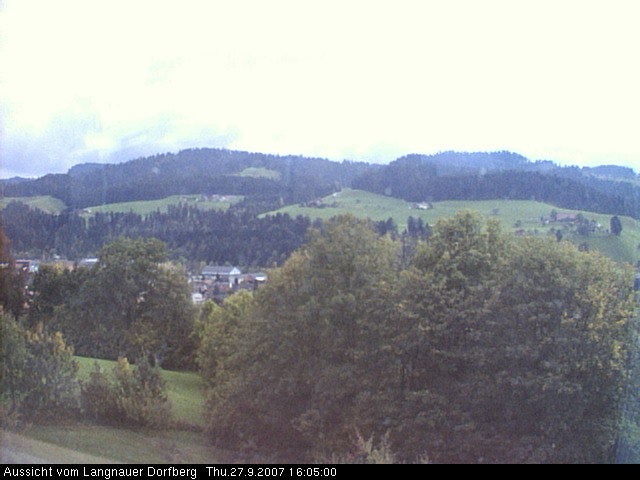 Webcam-Bild: Aussicht vom Dorfberg in Langnau 20070927-160500