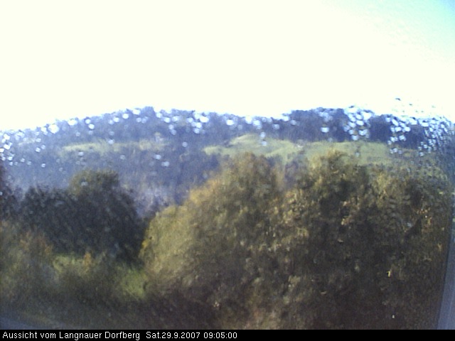 Webcam-Bild: Aussicht vom Dorfberg in Langnau 20070929-090500
