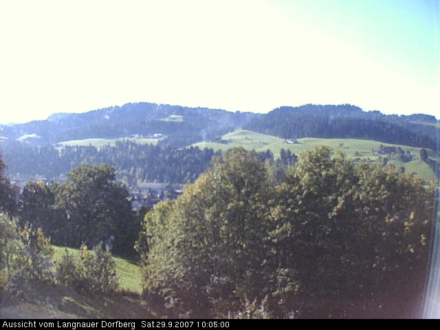Webcam-Bild: Aussicht vom Dorfberg in Langnau 20070929-100500