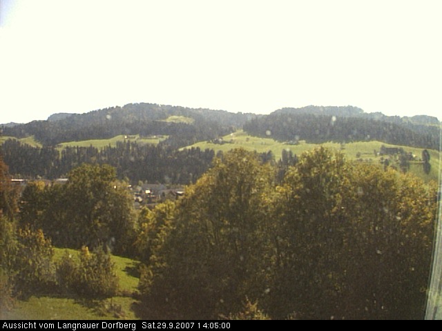 Webcam-Bild: Aussicht vom Dorfberg in Langnau 20070929-140500