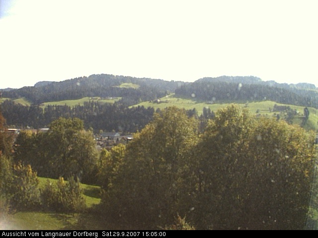 Webcam-Bild: Aussicht vom Dorfberg in Langnau 20070929-150500