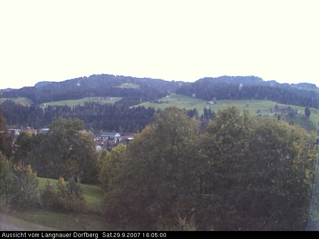 Webcam-Bild: Aussicht vom Dorfberg in Langnau 20070929-160500