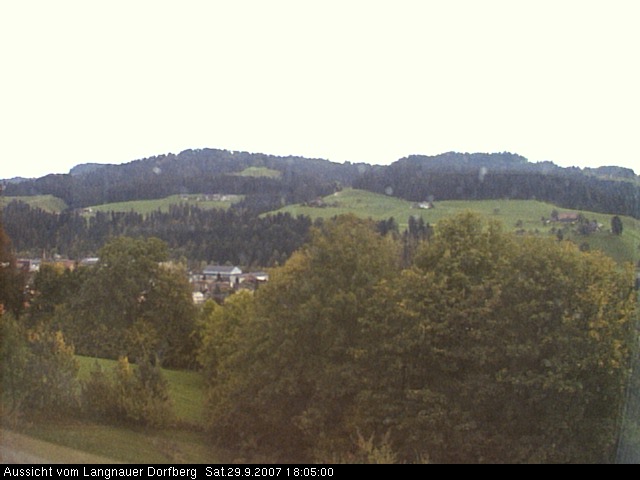 Webcam-Bild: Aussicht vom Dorfberg in Langnau 20070929-180500