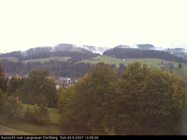 Webcam-Bild: Aussicht vom Dorfberg in Langnau 20070930-100500