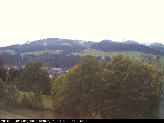 Webcam-Bild: Aussicht vom Dorfberg in Langnau 20070930-120500