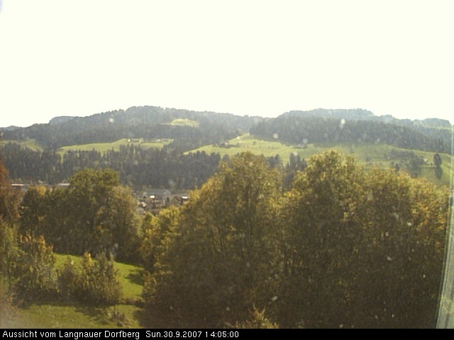 Webcam-Bild: Aussicht vom Dorfberg in Langnau 20070930-140500