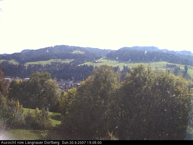 Webcam-Bild: Aussicht vom Dorfberg in Langnau 20070930-150500