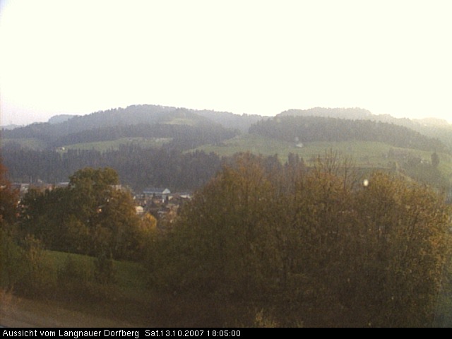 Webcam-Bild: Aussicht vom Dorfberg in Langnau 20071013-180500