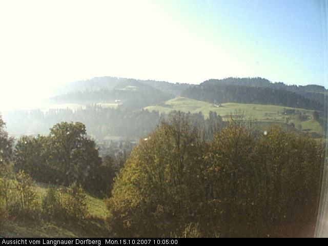 Webcam-Bild: Aussicht vom Dorfberg in Langnau 20071015-100500