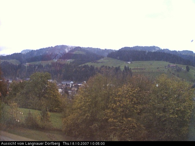 Webcam-Bild: Aussicht vom Dorfberg in Langnau 20071018-100500