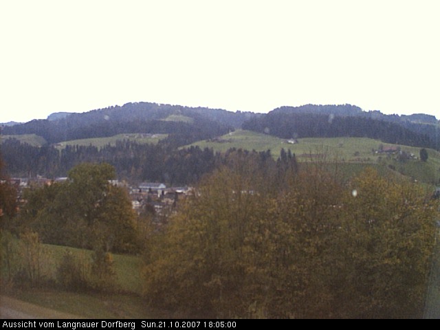 Webcam-Bild: Aussicht vom Dorfberg in Langnau 20071021-180500