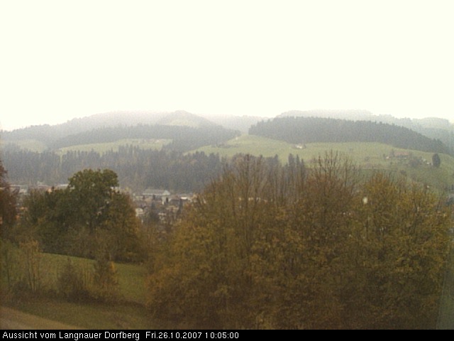 Webcam-Bild: Aussicht vom Dorfberg in Langnau 20071026-100500