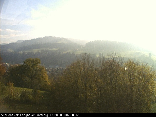 Webcam-Bild: Aussicht vom Dorfberg in Langnau 20071026-160500